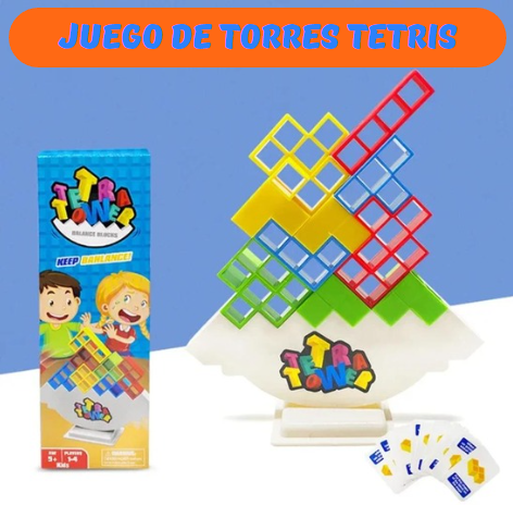 ¡Diversión garantizada con Tetris Tower Classic™! 🎉👨‍👩‍👧‍👦