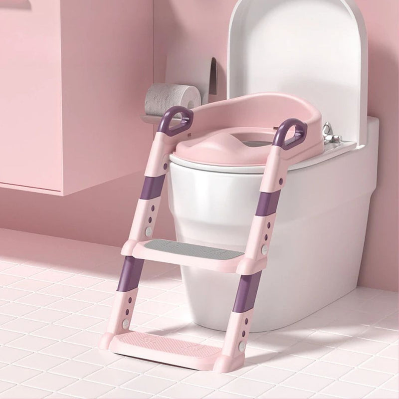 Innovador asiento infantil para el baño